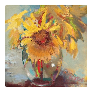 Foto 1 | Foto 1 | Cuadro Decorativo - Girasoles En Agua - Beth Forst  - Arte Moderno - Impresión En Lienzo - Fine Art Tj