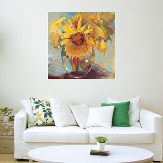 Foto 3 | Foto 3 | Cuadro Decorativo - Girasoles En Agua - Beth Forst  - Arte Moderno - Impresión En Lienzo - Fine Art Tj
