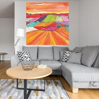 Foto 4 | Foto 4 | Cuadro Decorativo Fine Art Tj Gloriosos Campos de Maíz en Escocia Caroline Duncan Art Arte Moderno Impresión en Lienzo