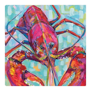 Foto 1 | Foto 1 | Cuadro Decorativo - Langosta Lilly Iii - Jeanette Vertentes - Arte Animales - Impresión En Lienzo - Fine Art Tj