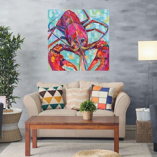 Foto 2 | Foto 2 | Cuadro Decorativo - Langosta Lilly Iii - Jeanette Vertentes - Arte Animales - Impresión En Lienzo - Fine Art Tj