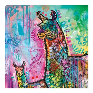 Foto 1 | Foto 1 | Cuadro Decorativo - Llama Psicodélico - Dean Russo - Arte Abstracto - Impresión En Lienzo - Fine Art Tj