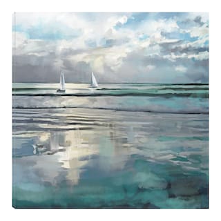 Foto 1 | Foto 1 | Cuadro Decorativo Fine Art TJ 'Mares Índigo - Studio Arts 122 x 122 cm