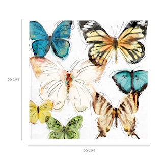 Foto 6 | Foto 6 | Cuadro Decorativo - Mariposas Ii - Studio Arts - Arte Animales - Impresión En Lienzo - Fine Art Tj