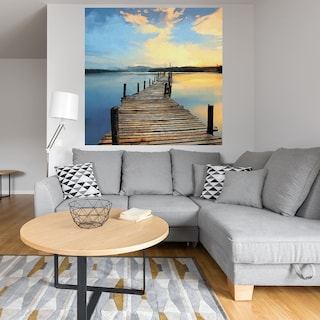 Foto 4 | Foto 4 | Cuadro Decorativo - Muelle Del Atardecer - Studio Arts - Arte Paisaje - Impresión En Lienzo - Fine Art Tj