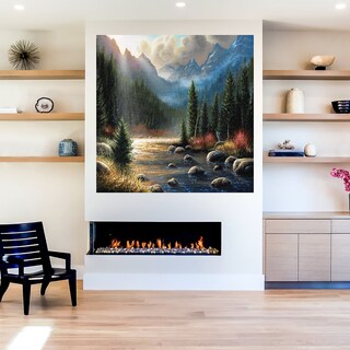 Foto 5 | Foto 5 | Cuadro Decorativo Fine Art TJ 'Lino Seco II' de Kingsley 56 x 56 cm