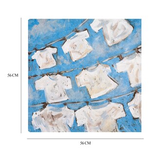 Foto 6 | Foto 6 | Cuadro Decorativo Fine Art TJ 'Lino Seco II' de Kingsley 56 x 56 cm