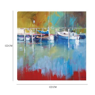 Foto 6 | Foto 6 | Cuadro Decorativo - Mástiles En Metung - Fine Art Tj - Craig Trewin Penny - Arte Costa - Impresión En Lienzo