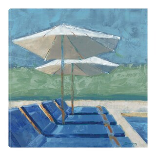 Foto 1 | Foto 1 | Cuadro Decorativo Fine Art Tj Junto a la Piscina 2 John Burrows Arte Costa Impresión en Lienzo