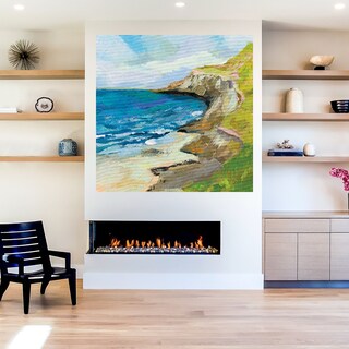 Foto 5 | Foto 5 | Cuadro Decorativo Fine Art Tj Metamorfosis en Azul Duy Huynh Arte Moderno Impresión en Lienzo