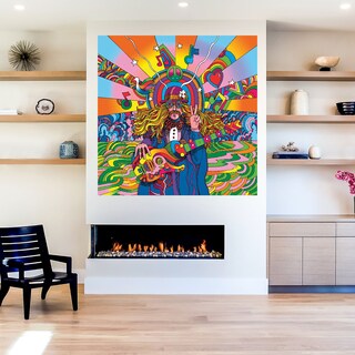 Foto 5 | Foto 5 | Cuadro Decorativo Fine Art TJ 'Garza en la Playa' de Julie Derice 122 x 122 cm