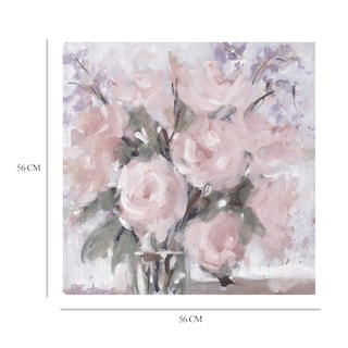 Foto 6 | Foto 6 | Cuadro Decorativo - Rubor De Champán Rosa - Pamela Gatens - Arte Floral - Impresión En Lienzo - Fine Art Tj