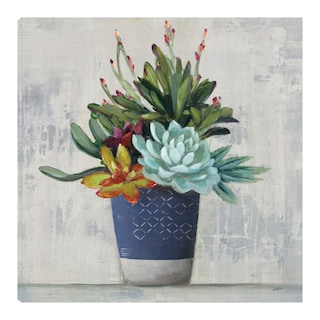 Foto 1 | Foto 1 | Cuadro Decorativo - Suculentas I - Julia Purinton - Arte Floral - Impresión En Lienzo - Fine Art Tj
