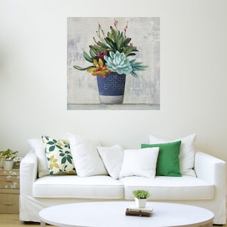 Foto 3 | Foto 3 | Cuadro Decorativo - Suculentas I - Julia Purinton - Arte Floral - Impresión En Lienzo - Fine Art Tj