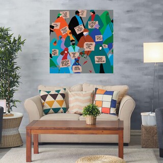 Foto 2 | Foto 2 | Cuadro Decorativo - Sin Hogar Dos - Synthia Saint James  - Arte Moderno - Impresión En Lienzo - Fine Art Tj
