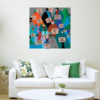 Foto 3 | Foto 3 | Cuadro Decorativo - Sin Hogar Dos - Synthia Saint James  - Arte Moderno - Impresión En Lienzo - Fine Art Tj