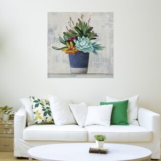Foto 3 | Foto 3 | Cuadro Decorativo - Suculentas I - Julia Purinton - Arte Floral - Impresión En Lienzo - Fine Art Tj