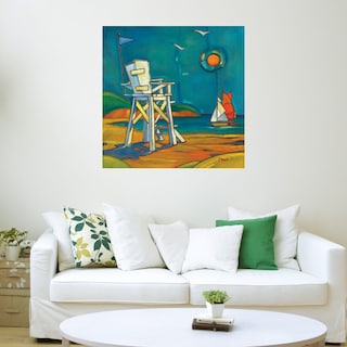 Foto 3 | Foto 3 | Cuadro Decorativo - Silla De Salvavidas De Portofino - Paul Brent - Arte Costa - Impresión En Lienzo - Fine Art Tj