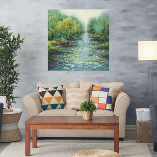 Foto 2 | Foto 2 | Cuadro Decorativo Fine Art TJ 'Neblina del Río' de Scott Brems 122 x 122 cm