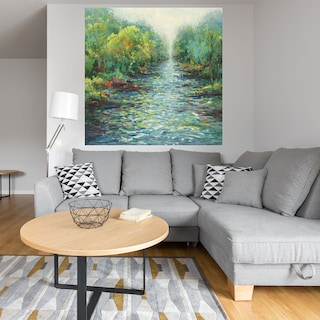 Foto 4 | Foto 4 | Cuadro Decorativo Fine Art TJ 'Neblina del Río' de Scott Brems 122 x 122 cm
