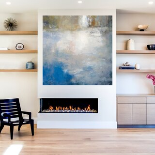 Foto 5 | Foto 5 | Cuadro Decorativo Fine Art TJ 'Neblina del Río' de Scott Brems 122 x 122 cm