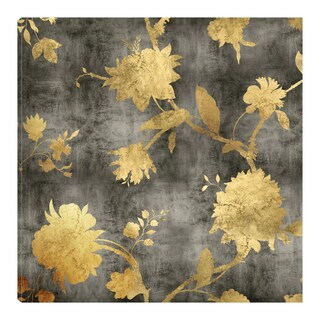 Foto 1 | Foto 1 | Cuadro Decorativo - Silueta Dorada I - Erin Lange - Arte Floral - Impresión En Lienzo - Fine Art Tj