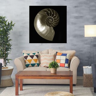 Foto 2 | Foto 2 | Cuadro Decorativo Fine Art Tj Nautilo Sobre Negro Ilona Wellmann