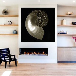 Foto 5 | Foto 5 | Cuadro Decorativo Fine Art Tj Nautilo Sobre Negro Ilona Wellmann