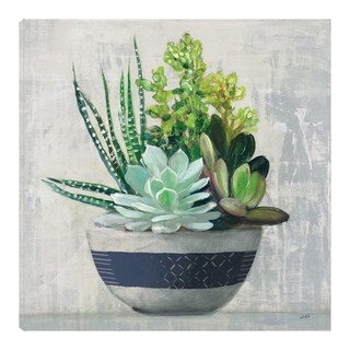 Foto 1 | Foto 1 | Cuadro Decorativo - Suculentas Ii - Julia Purinton - Arte Floral - Impresión En Lienzo - Fine Art Tj