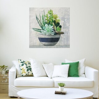 Foto 3 | Foto 3 | Cuadro Decorativo - Suculentas Ii - Julia Purinton - Arte Floral - Impresión En Lienzo - Fine Art Tj