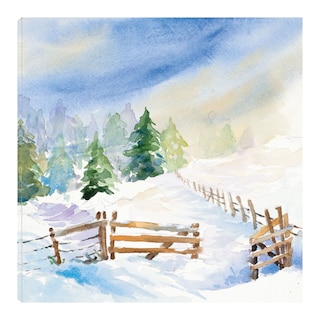 Foto 1 | Foto 1 | Cuadro Decorativo - Serenidad Nevada I - Lanie Loreth - Arte Paisaje - Impresión En Lienzo - Fine Art Tj