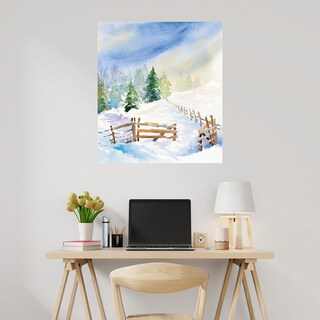 Foto 2 | Foto 2 | Cuadro Decorativo - Serenidad Nevada I - Lanie Loreth - Arte Paisaje - Impresión En Lienzo - Fine Art Tj