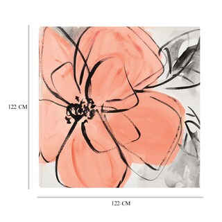 Foto 6 | Foto 6 | Cuadro Decorativo Fine Art Tj Rosa Café II Lanie Loreth Arte Floral Impresión en Lienzo