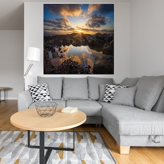 Foto 4 | Foto 4 | Cuadro Decorativo - Reflejos - Patrick Zephyr - Arte Paisaje - Impresión En Lienzo - Fine Art Tj