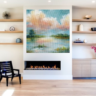 Foto 5 | Foto 5 | Cuadro Decorativo - Rayos X Azules Ii - Heather Hayes - Arte Abstracto - Impresión En Lienzo - Fine Art Tj
