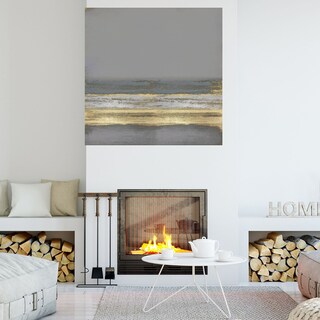 Foto 4 | Foto 4 | Cuadro Decorativo Fine Art Tj Oro en Gris Taylor Hamilton Arte Paisaje Impresión en Lienzo