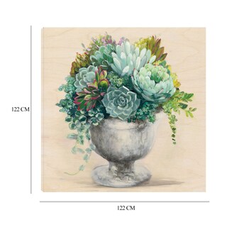 Foto 6 | Foto 6 | Cuadro Decorativo - Suculentas Festivas I - Julia Purinton  - Arte Floral - Impresión En Lienzo - Fine Art Tj