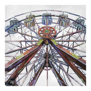 Foto 1 | Foto 1 | Cuadro Decorativo Fine Art Tj Rueda de la Fortuna Studio Arts Arte Moderno Impresión en Lienzo