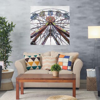 Foto 2 | Foto 2 | Cuadro Decorativo Fine Art Tj Rueda de la Fortuna Studio Arts Arte Moderno Impresión en Lienzo