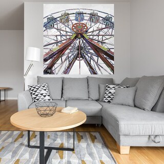 Foto 4 | Foto 4 | Cuadro Decorativo Fine Art Tj Rueda de la Fortuna Studio Arts Arte Moderno Impresión en Lienzo