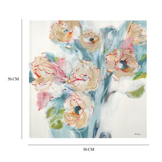 Foto 6 | Foto 6 | Cuadro Decorativo Fine Art Tj Selecciones de Rojos Jill Martin Arte Floral Impresión en Lienzo