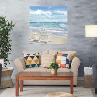Foto 2 | Foto 2 | Cuadro Decorativo - Sillas De Playa De La Mañana - Heather Hayes - Arte Paisaje - Impresión En Lienzo - Fine Art Tj