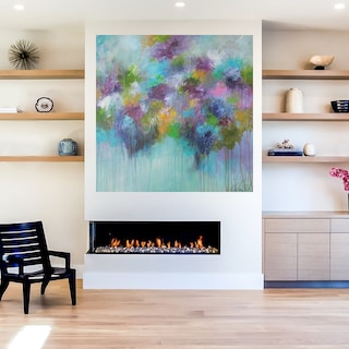 Foto 5 | Foto 5 | Cuadro Decorativo - Noche Blanca - Corina Capri - Arte Abstracto - Impresión En Lienzo - Fine Art Tj