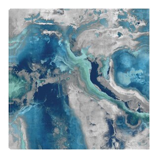 Foto 1 | Foto 1 | Cuadro Decorativo - Piedra Con Azul Y Aqua - Danielle Carson  - Fine Art Tj - Arte Abstracto - Impresión En Lienzo