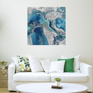 Foto 3 | Foto 3 | Cuadro Decorativo - Piedra Con Azul Y Aqua - Danielle Carson  - Fine Art Tj - Arte Abstracto - Impresión En Lienzo