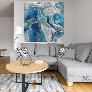 Foto 4 | Foto 4 | Cuadro Decorativo - Piedra Con Azul Y Aqua - Danielle Carson - Fine Art Tj - Arte Abstracto - Impresión En Lienzo