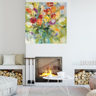 Foto 4 | Foto 4 | Cuadro Decorativo Fine Art Tj Ramo de Colores Jill Martin Arte Floral Impresión en Lienzo