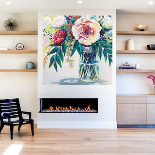 Foto 5 | Foto 5 | Cuadro Decorativo Fine Art Tj Seductor Jeanette Vertentes Arte Floral Impresión en Lienzo