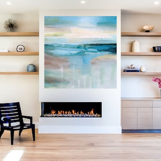 Foto 5 | Foto 5 | Cuadro Decorativo Fine Art TJ 'Paisaje Turquesa III' de Willowbrook Fine Art 82 x 82 cm