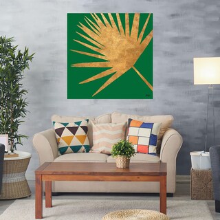 Foto 2 | Foto 2 | Cuadro Decorativo Fine Art TJ 'Oro Orgánico en Verde' de Patricia Pinto 82 x 82 cm